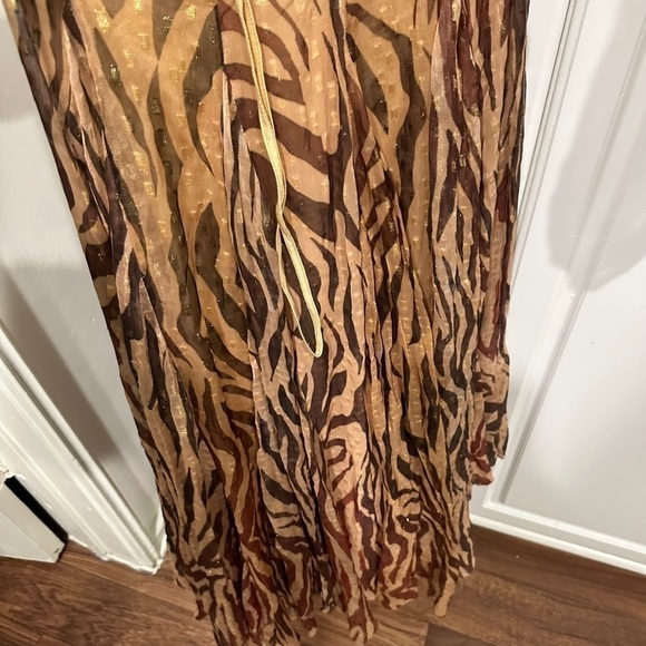 Rococo Sand Aine Midi Dress Camel Size XS - Picture 10 of 16